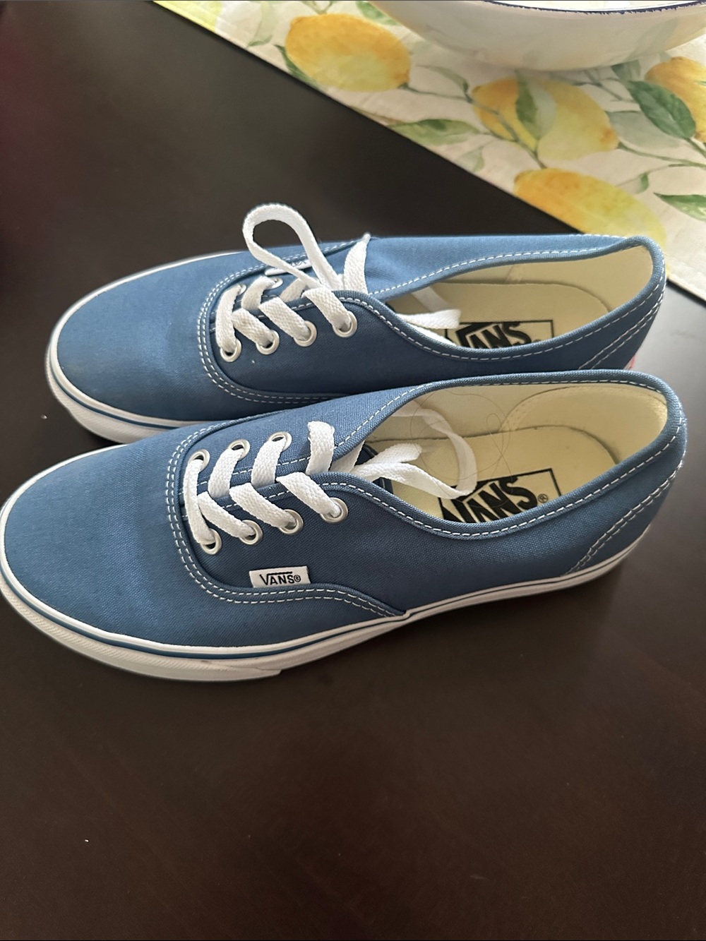 Limited Edition Vans Classic Canvas Sneakers in Blue